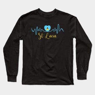 st lucia Long Sleeve T-Shirt